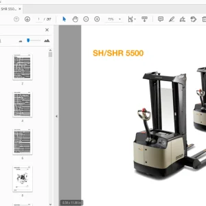 Crown SH/SHR 5500 Parts Manual - PDF DOWNLOAD