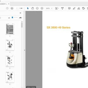 Crown SX 3000-40 Series Parts Manual - PDF DOWNLOAD