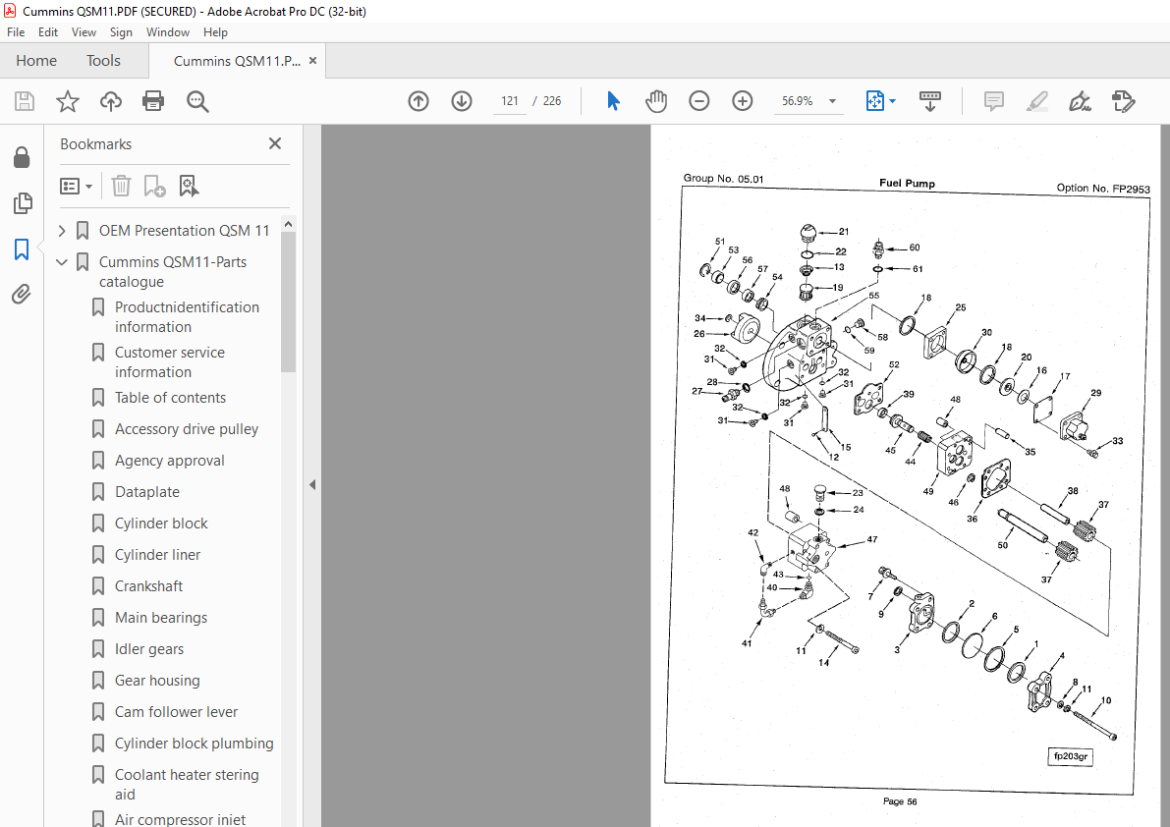 Cummins Qsm 11 Operation & Parts Manual - PDF DOWNLOAD - HeyDownloads ...