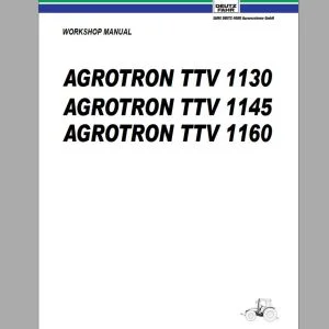 DEUTZ-FAHR Tractor Workshop Manual PDF - Complete Set - DOWNLOAD