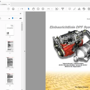 Deutz Motoren der Abgasstufe 4 Dieselpartikelfilter System für abgasrelevante Einbaurich - PDF