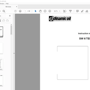 Dinamic Oil SW 6 TEREX Instruction Manual 030312 - PDF DOWNLOAD