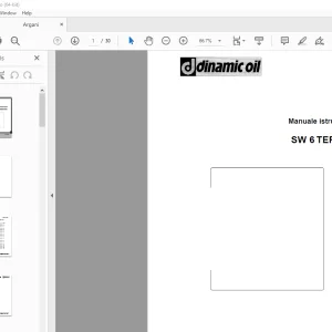 Dinamic Oil SW 6 Terex Manuale istruzioni - PDF DOWNLOAD