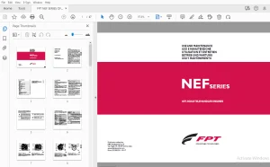 FPT NEF SERIES OFF-ROAD TELEHANDLER ENGINES USE & MAINTENANCE MANUAL - PDF