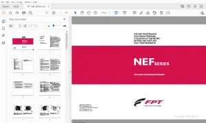 FPT NEF Series Off-Road Telehandler Engines Operator's Manual PDF