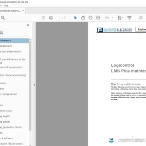 Fantuzzi Reggiane LMS Plus– V2.5 Logicontrol LMS Plus maintenance Manual
