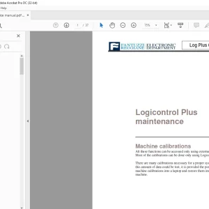 Fantuzzi Reggiane Log Plus CS45KL– V 1.x maintenance Manual