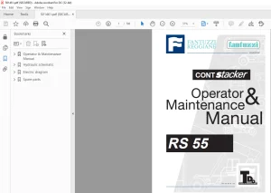 Fantuzzi MI-Jack RS 55 Operator, Parts & Schematics Manuals