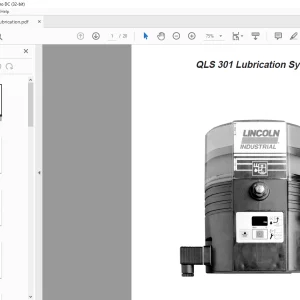 Fantuzzi Reggiane QLS 301 Lubrication System Manual - PDF DOWNLOAD