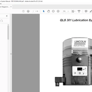 Fantuzzi Reggiane QLS 301 Lubrication System Manual - PDF DOWNLOAD