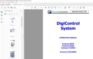 Fantuzzi Reggiane RS55 RS60 CS45KS DigiControl System + OPERATOR MANUAL