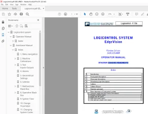 Fantuzzi Reggiane Stacker CS45/50 RS50/60/70 Logicontrol System+Operator Manual -PDF