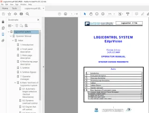 Fantuzzi Reggiane Stacker CS45/50 RS50/60/70 Logicontrol System & Operator Manual