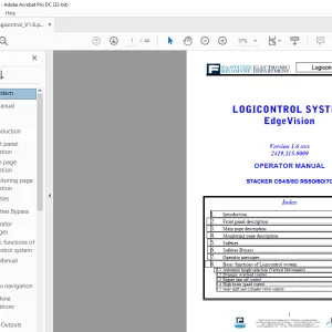 Fantuzzi Reggiane STACKER CS45/50 RS50/60/70 Logicontrol System Operator Manual