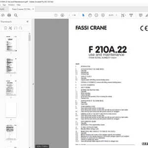 Fassi Crane F210A.22 Use and Maintenance Manual 3324 - PDF DOWNLOAD