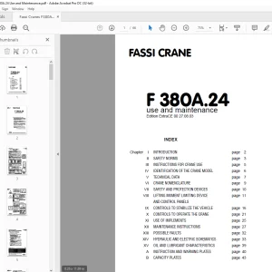 Fassi Crane F210A.24 Use and Maintenance Manual – PDF DOWNLOAD