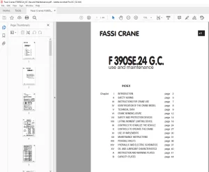 Fassi Crane F390SE.24_GC Use and Maintenance Manual – PDF DOWNLOAD