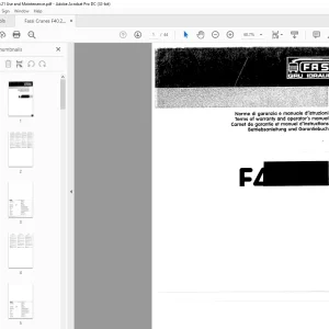 Fassi Cranes F40.21 operator's manual - PDF DOWNLOAD