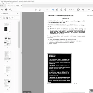 Fassi Crane F600.27 Use and Maintenance Manual -  PDF DOWNLOAD