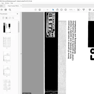 Fassi Cranes F80.22 Operator's Manual - PDF DOWNLOAD