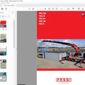 Fassi Cranes STABILITY CONTROL Use and Maintenance Manual