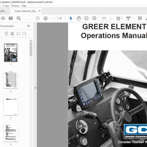 GREER ELEMENT Operations Manual W450301A - PDF DOWNLOAD