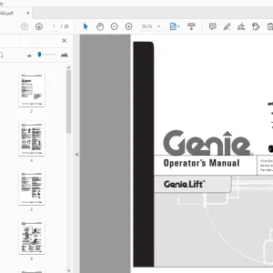 Download Genie Lift Operator Manual 35566 PDF