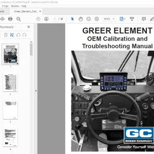Greer Element OEM Calibration & Troubleshooting Manual PDF