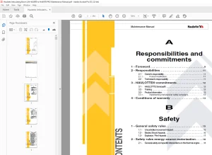 Haulotte Articulating Boom Lift HA20RTJ - HA20RTJ O Maintenance Manual