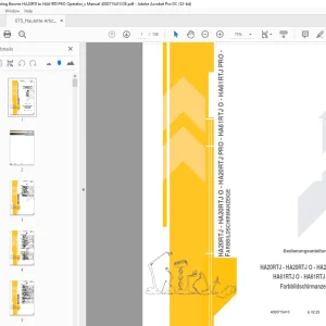 Haulotte Forklift HA20RTJ - HA20RTJ O Bedienungsanleitung PDF