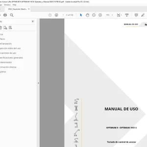 Haulotte Forklift OPTIMUM 8 - OPTIMUM 1931 E MANUAL DE USO PDF