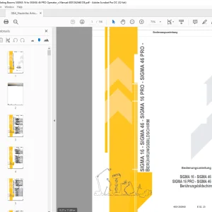 Haulotte Forklift SIGMA 16 SIGMA 46 Bedienungsanleitung - PDF DOWNLOAD