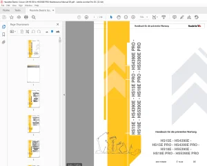 Haulotte HS15E - HS4390E Handbuch für die Wartung PDF