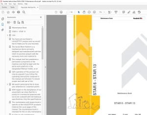 Haulotte STAR 6 - STAR 13 Maintenance Manual - PDF DOWNLOAD