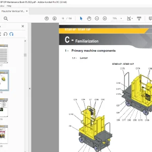 Haulotte STAR 6P - STAR 13P Maintenance Manual -  PDF DOWNLOAD