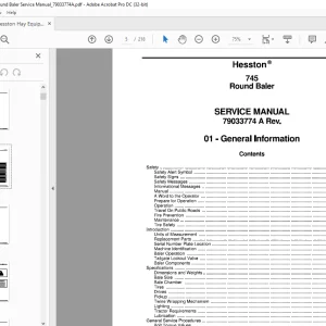 Hesston NA Agricultural Full 03.2020 PDF Workshop Manuals DOWNLOAD