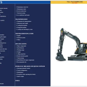 Hyundai CERES Heavy Equipment Full Set Operator Manual 03.2023 - PDF DOWNLOAD