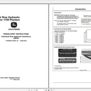 John Deere Agricultural All Models Instructions EN - PDF Complete Set - DOWNLOAD
