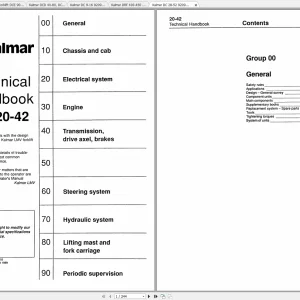 Kalmar Reach Stackers 2,6GB PDF Workshop Manual, Technical & Spare Parts Catalog DOWNLOAD