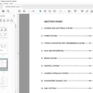 Kawasaki 80ZIV Wheel Loader Parts Manual - PDF DOWNLOAD