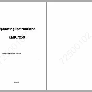 Krupp Crane KMK Collection CD PDF Manual - Complete Set - DOWNLOAD