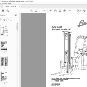 Landoll BENDI 3 AC Serie Bedienerhandbuch - PDF DOWNLOAD