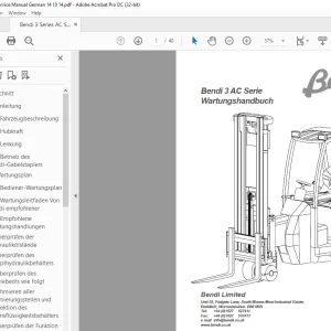 Landoll BENDI 3 AC Serie Wartungshandbuch - PDF DOWNLOAD