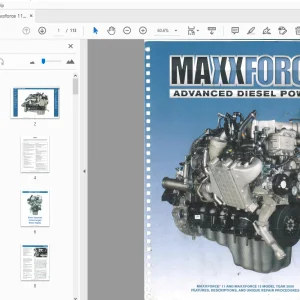 MAXXFORCE 11-13 ADVANCED DIESEL POWER SERVICE MANUAL 2009 - PDF