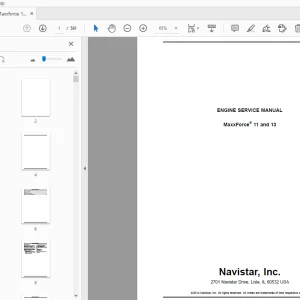 MAXXFORCE 11 & 13 ENGINE SERVICE MANUAL -2014 - PDF