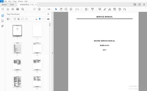 MAXXFORCE 11,13 EGES-415-2 ENGINE SERVICE MANUAL 2011 - PDF