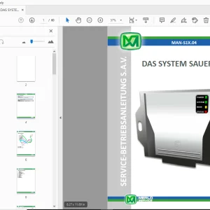 MERLO DAS SYSTEM SAUER S1X SERVICE-BETRIEBSANLEITUNG - PDF