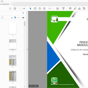 MERLO DIAGNOSE VERSION1.40.0 FEHLERCODES MODULSYSTEM - PDF