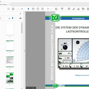 MERLO DIE SYSTEM DER DYNAMISCHEN LASTKONTROLLE SERVICE-BETRIEBSANLEITUNG - PDF