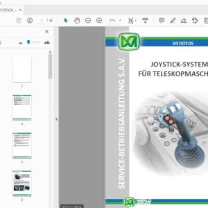 MERLO JOYSTICK-SYSTEME FÜR TELESKOPMASCHINEN SERVICE-BETRIEBSANLEITUNG - PDF